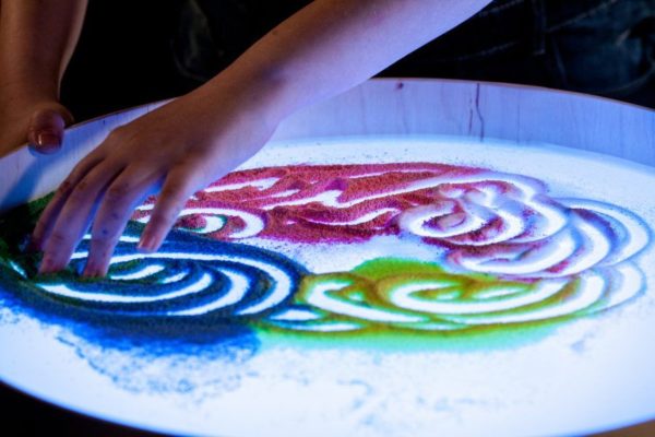 light table sensory tray